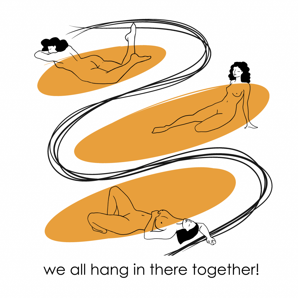 Body care illustration